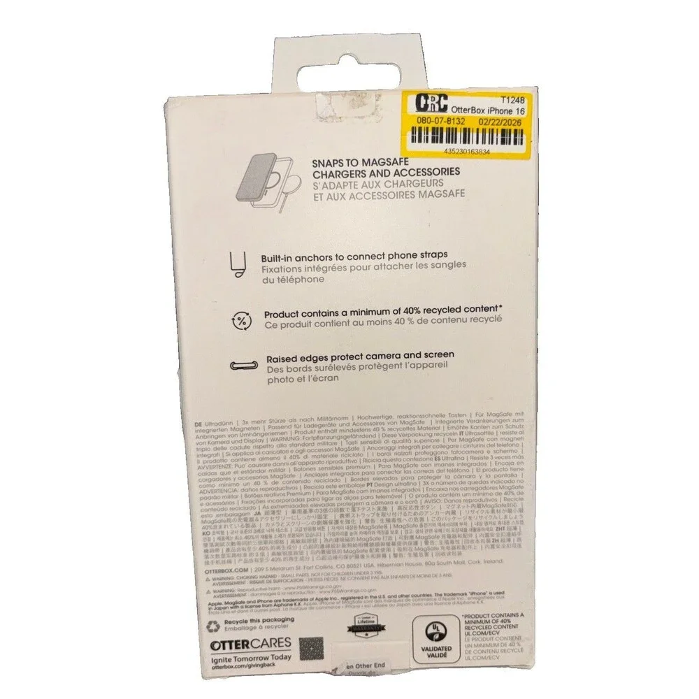 OtterBox Symmetry Series Clear Case for iPhone 16